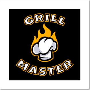 GRILL MASTER Grilling BBQ Posters and Art